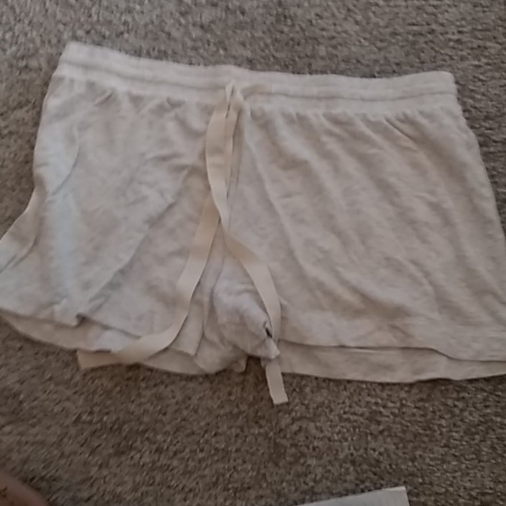White comfy shorts